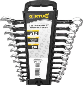 ZESTAW KLUCZY PŁASKO-OCZKOWYCH-COMBINATION WRENCHES SET