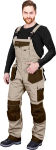 SPODNIE OCHRONNE OGRODNICZKI OCIEPLANE-PROTECTIVE INSULATED BIB-PANTS