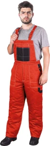 SPODNIE OCHRONNE OGRODNICZKI OCIEPLANE-PROTECTIVE INSULATED BIB-PANTS