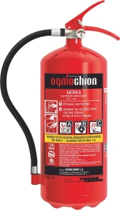 GAŚNICA PROSZKOWA 6 KG-POWDER EXTINGUISHER