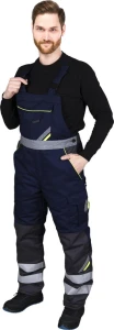 SPODNIE OCHRONNE OGRODNICZKI OCIEPLANE-PROTECTIVE INSULATED BIB-PANTS
