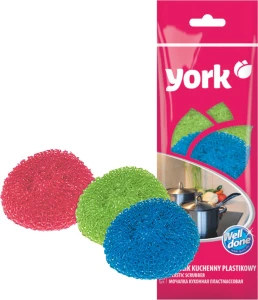 CZYŚCIK PLASTIKOWY 3 SZT-PLASTIC SCRUBBER 3 PCS