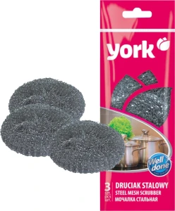 CZYŚCIK STALOWY 3 SZT-STEEL MESH SCRUBBER 3 PCS