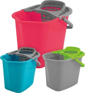 WIADRO PROST. 10 L. + WYCISKACZ-RECTANGULAR BUCKET 10 L + WRINGER