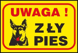 ZNAK BEZPIECZEŃSTWA-SIGNAGE