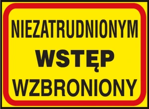 ZNAK BEZPIECZEŃSTWA-SIGNAGE