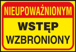 ZNAK BEZPIECZEŃSTWA-SIGNAGE
