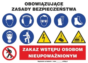 ZNAK BEZPIECZEŃSTWA-SAFETY SIGN